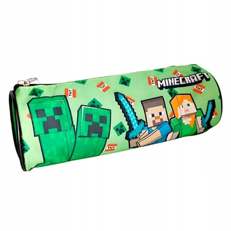 PIÓRNIK MINECRAFT STEVE ALEX CREEPER TUBA 22 x 8 cm
