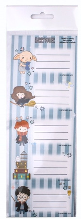 NAKLEJKI NA ZESZYT HARRY POTTER CHIBI 10szt NALEPKI