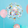 BALON FOLIOWY PRZEZROCZYSTY JEDNOROŻEC UNICORN 45cm