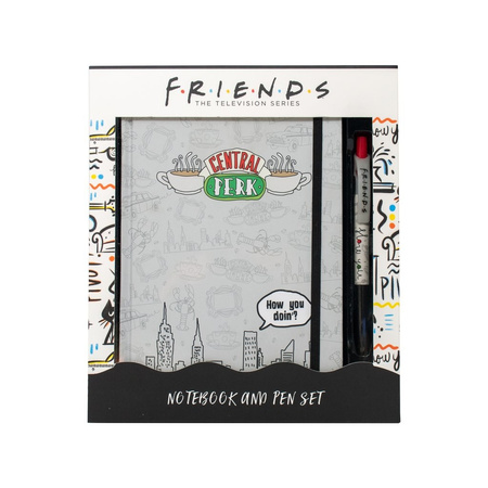 ZESZYT NOTES + DŁUGOPIS FRIENDS CENTRAL PERK PRZYJACIELE