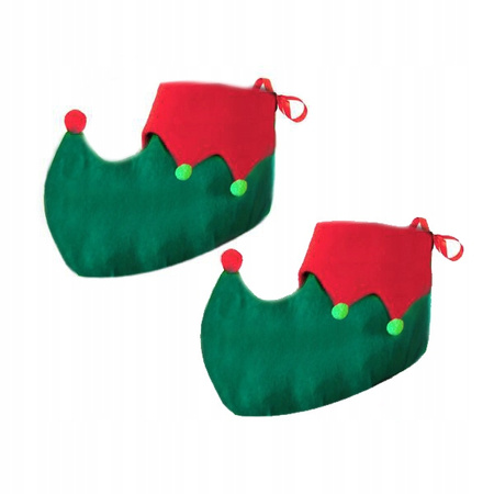 NAKŁADKI NA BUTY ELF ZIELONE BUTY ELFA SKRZATA DLA DOROSŁYCH