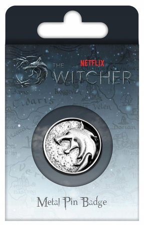 METALOWA PRZYPINKA WIEDŹMIN THE WITCHER