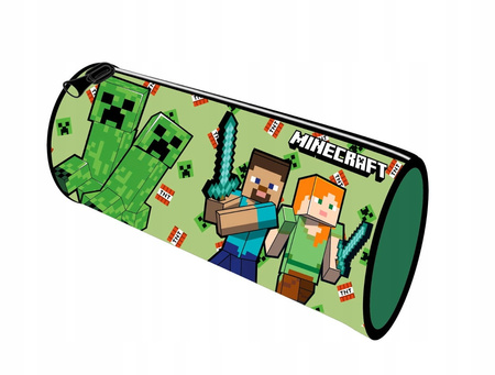 PIÓRNIK MINECRAFT STEVE ALEX CREEPER TUBA 22 x 8 cm