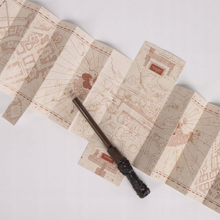 ZESTAW PREZENTOWY HARRY POTTER NOTES DŁUGOPIS RÓŻDŻKA MAPA HUNCWOTÓW