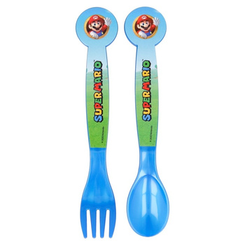SZTUĆCE SUPER MARIO ŁYŻKA WIDELEC DZIECIĘCE
