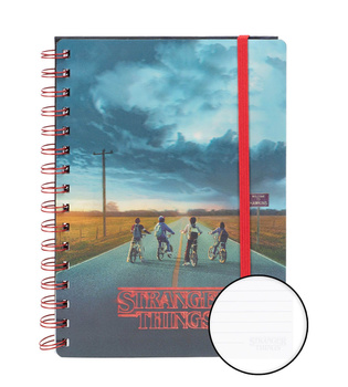 ZESZYT A5 NOTES STRANGER THINGS MIND FLYER Z OKŁADKĄ 3D