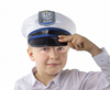 CZAPKA POLICJANTA Z PAGONAMI R. S