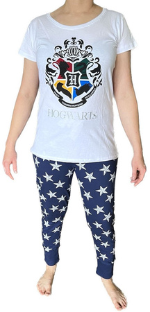 PIŻAMA DAMSKA HARRY POTTER HOGWARTS BLUE L