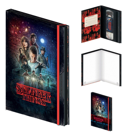 STRANGER THINGS ZESZYT A5 NOTES SEZON 1 ORYGINALNY