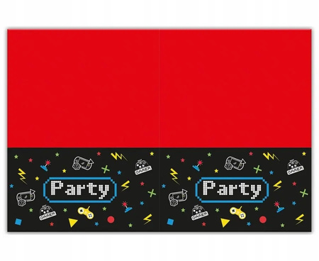 OBRUS PLASTIKOWY FOLIOWY GAMER PARTY 120x180cm