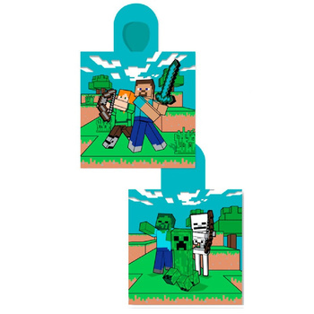 RĘCZNIK PONCZO 55x100cm MINECRAFT 100% BAWEŁNA