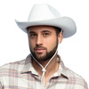 KAPELUSZ KOWBOJSKI BIAŁY KOWBOJ KOWBOJKA RODEO TEXAS