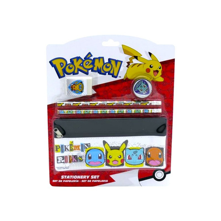ZESTAW BIUROWY SZKOLNY POKEMON PIKACHU