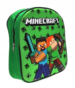 MINECRAFT PLECAK PRZEDSZKOLNY 3D STEVE ALEX CREEPER