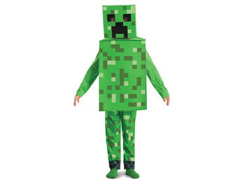 KOSTIUM PRZEBRANIE MINECRAFT CREEPER 4-6 LAT