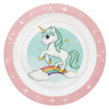TALERZ JEDNOROŻEC UNICORN DZIECIĘCY NIETŁUKĄCY