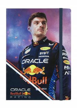 REDBULL NOTES MAX VERSTAPPEN TWARDA OPRAWA A5 RED BULL MV1 ORYGINALNY