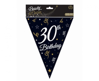 BANER URODZINOWY GIRLANDA 30 STE URODZINY 28x270cm