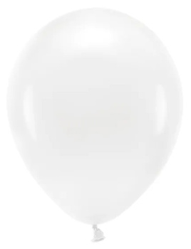 BALONY 30cm BIAŁE PASTELOWE ŚLUB KOMUNIA 10szt