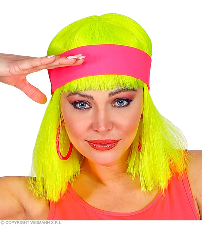 OPASKA MATERIAŁOWA NEONOWA RÓŻOWA PINK NEONOWY DISCO