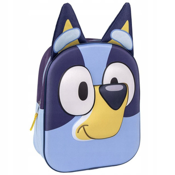 PLECAK BLUEY 3D PLECAK DZIECIĘCY DLA PRZEDSZKOLAKA NIEBIESKI BLUE
