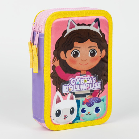 KOCI DOMEK GABI PIÓRNIK PODWÓJNY Z WYPOSAŻENIEM GABBY DOLLHOUSE