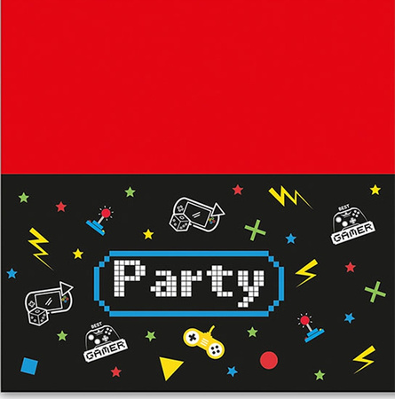 OBRUS PLASTIKOWY FOLIOWY GAMER PARTY 120x180cm