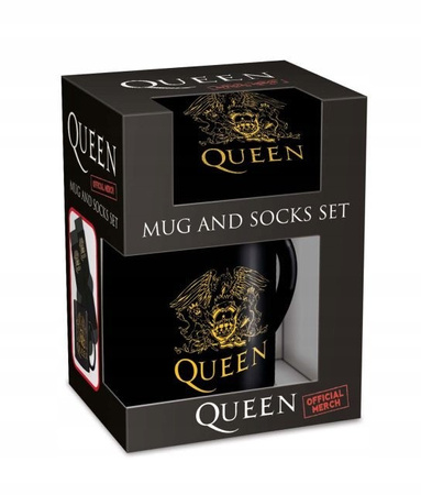 ZESTAW PREZENTOWY QUEEN KUBEK CERAMICZNY 315 ML + SKARPETKI ORYGINALNY