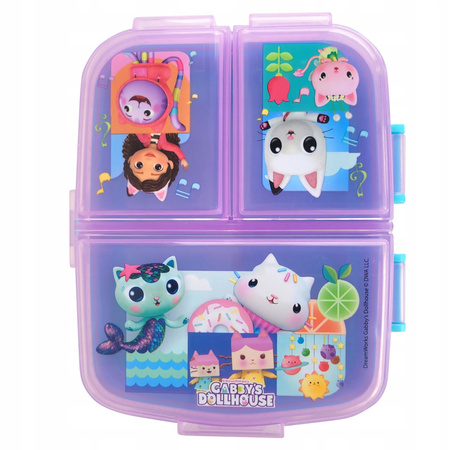 ŚNIADANIÓWKA XL KOCI DOMEK GABI 4-KOMOROWA Z PRZEGRODAMI GABBY DOLLHOUSE