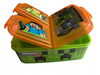 ZESTAW BIDON + ŚNIADANIÓWKA MINECRAFT Z PRZEGRODAMI STEVE ALEX CREEPER