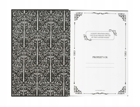 NOTES HARRY POTTER LUMOS ŚWIECĄCY Z DŁUGOPISEM RÓŻDŻKĄ ORYGINALNY