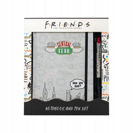 NOTES + DŁUGOPIS FRIENDS CENTRAL PERK PRZYJACIELE