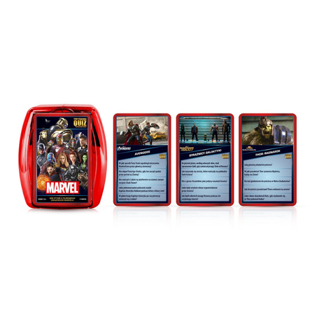 TOP TRUMPS MARVEL UNIVERSE QUIZ 500 PYTAŃ PL
