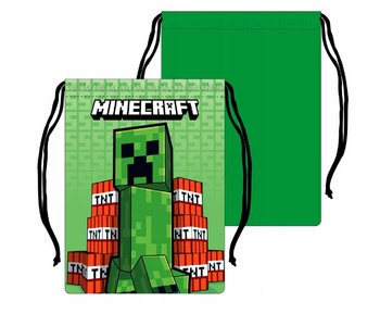 MINECRAFT CREEPER TNT WOREK NA ŚNIADANIE 26x22cm