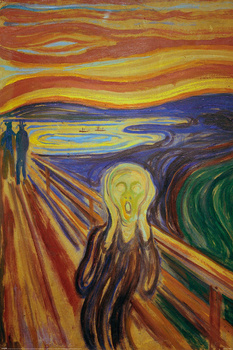 PLAKAT THE SCREAM KRZYK MUNCH 61x91,5cm