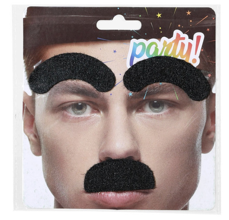 ZESTAW DO STROJU CHAPLIN BRWI I WĄSY