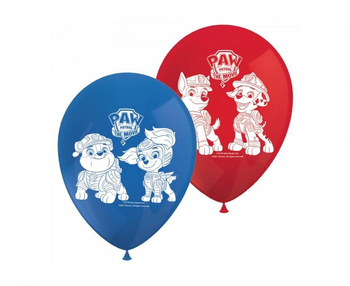 BALONY URODZINOWE PSI PATROL 8szt MOVIE