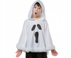 STRÓJ DUCH DUSZEK PONCZO BIAŁE DLA DZIECI GHOST HALLOWEEN + RĘKAWICZKI