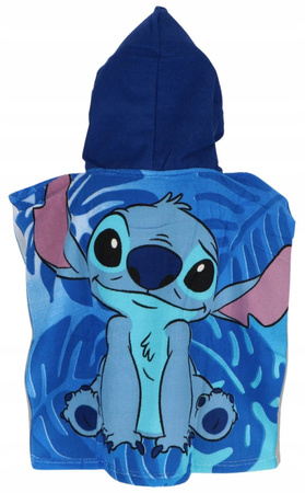 OKRYCIE Z KAPTUREM RĘCZNIK PONCZO STITCH SZYBKOSCHNĄCE PONCZO STICZ