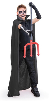 PELERYNA 140cm STRÓJ DIABEŁ ZORRO MUSZKIETER