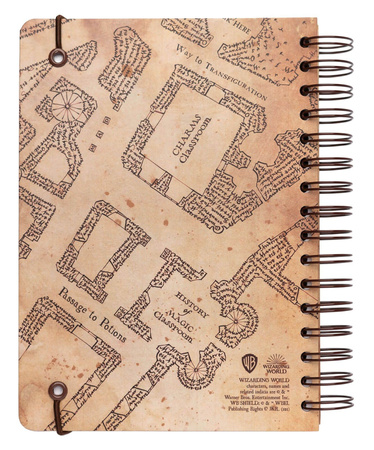 KOŁONOTES HARRY POTTER MAPA HUNCWOTÓW ZESZYT