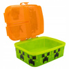 Śniadaniówka MINECRAFT 4 - KOMOROWA lunchbox dla dziecka do szkoły XL