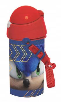 BIDON SONIC Z RURKĄ PRZYKRYWKĄ I PASKIEM DO SZKOŁY ORYGINALNY