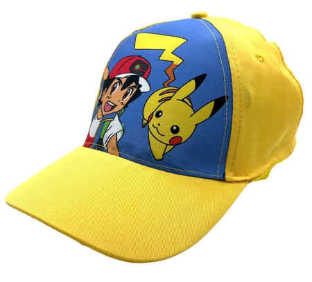 CZAPKA DASZKIEM POKEMON ASH PIKACHU BEJSBOLÓWKA