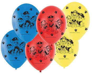 BALONY URODZINOWE PSI PATROL 6szt ORYGINALNE