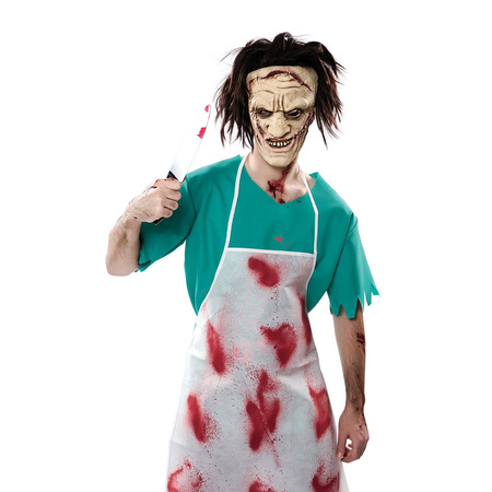 ZAKRWAWIONY NÓŻ KUCHARZ ZOMBIE HALLOWEEN