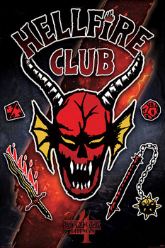 PLAKAT STRANGER THINGS 4 HELLFIRE CLUB 61x91,5cm / 35197