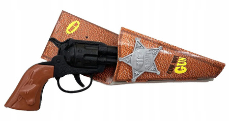PISTOLET REWOLWER DO STROJU KOWBOJ SZERYF
