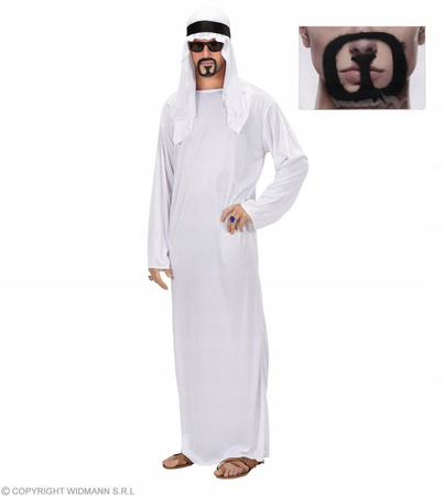 STRÓJ ARABA SZEJKA + WĄSY ARAB SHEIKH SZEJK ARABSKI R. M