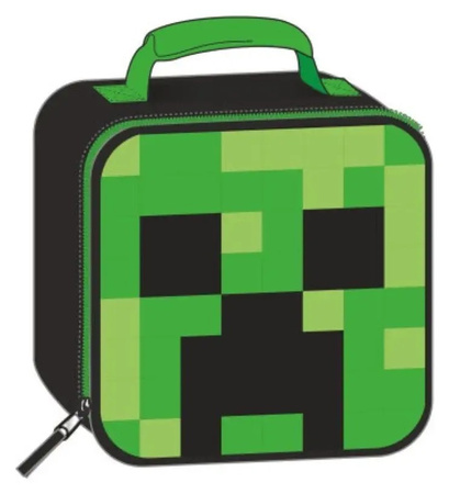 TORBA TERMICZNA MINECRAFT CREEPER ŚNIADANIÓWKA LUNCH BAG ASTRA